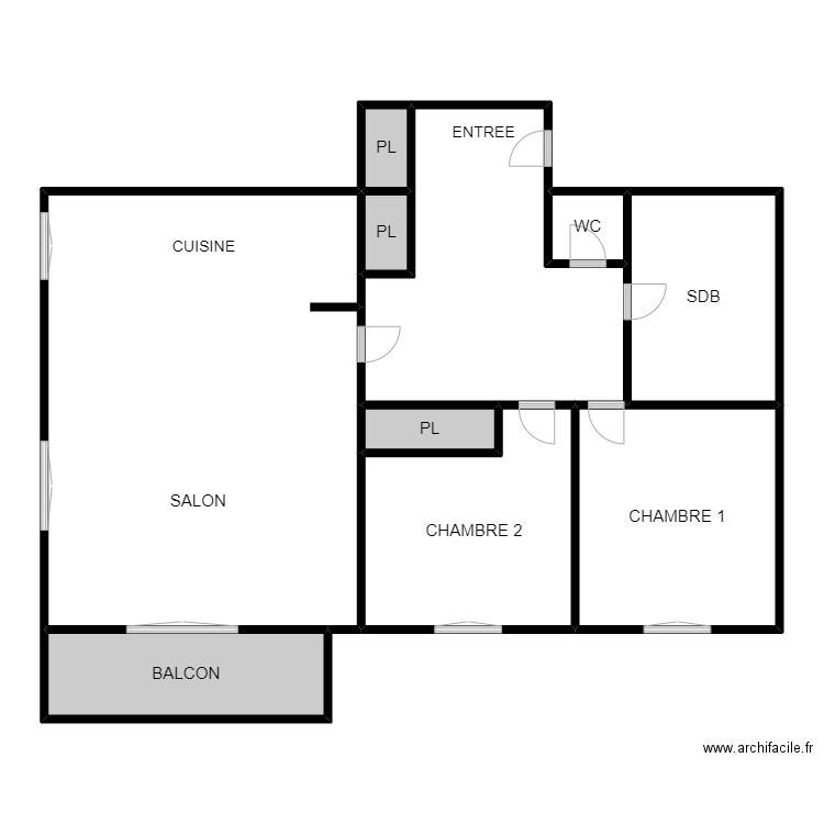 PLAN bracquart. Plan de 10 pièces et 173 m2