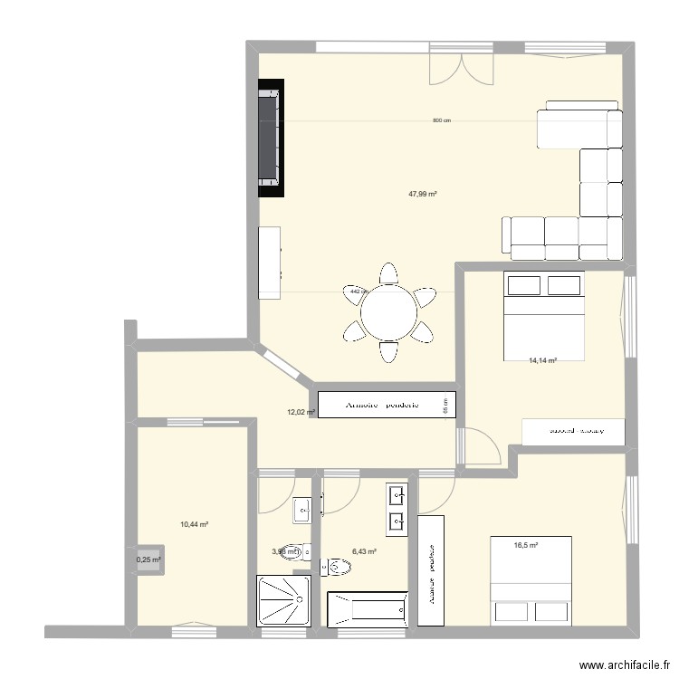 Ascona. Plan de 0 pièce et 0 m2