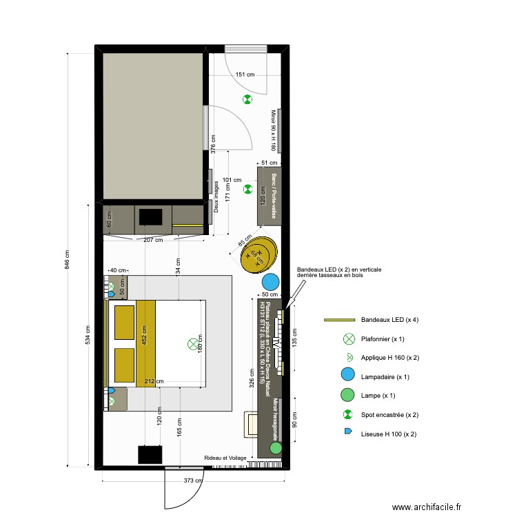 Chambre Standard. Plan de 0 pièce et 0 m2