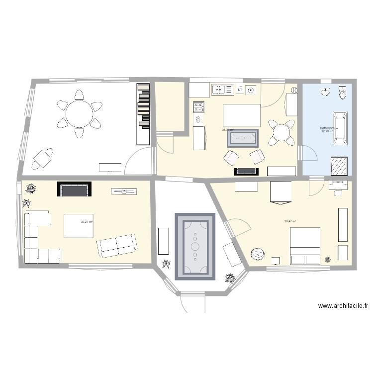 Maggies completed flat. Plan de 0 pièce et 0 m2