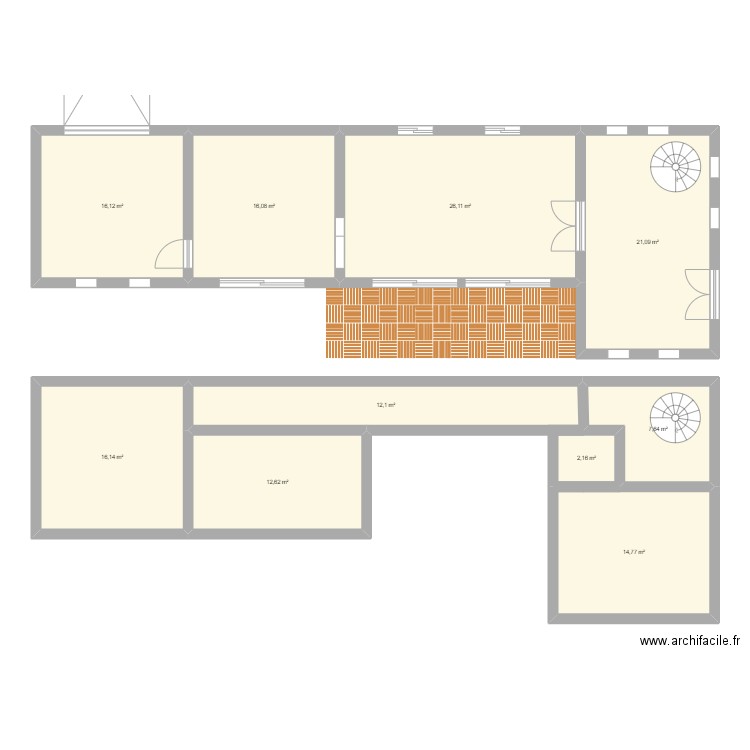 proget-stage-jade-1. Plan de 10 pièces et 145 m2