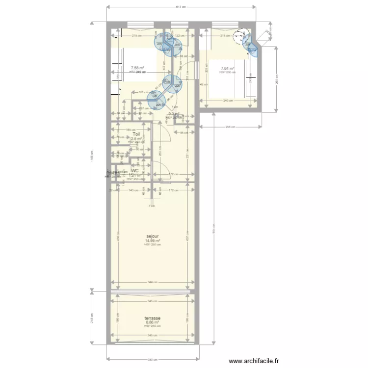 mimizan plage. Plan de 