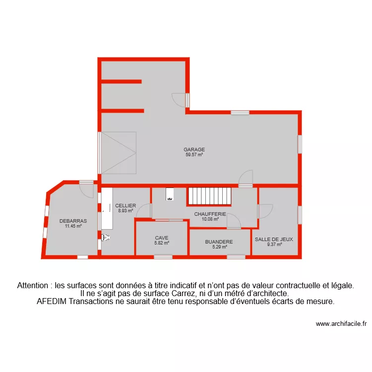 BI 4655 SOUS SOL. Plan de 