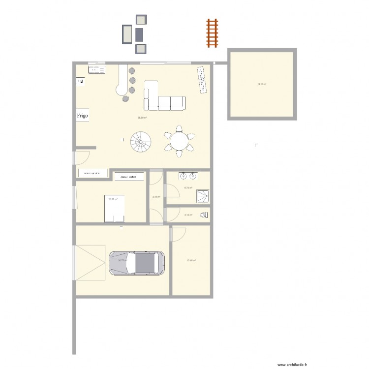 Gite4. Plan de 0 pièce et 0 m2