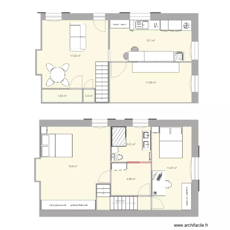 maison cognac apr&egrave;s. Plan de 