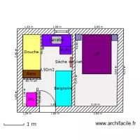 Salle de bain et chambre d'amis MESURE - VERSION 3