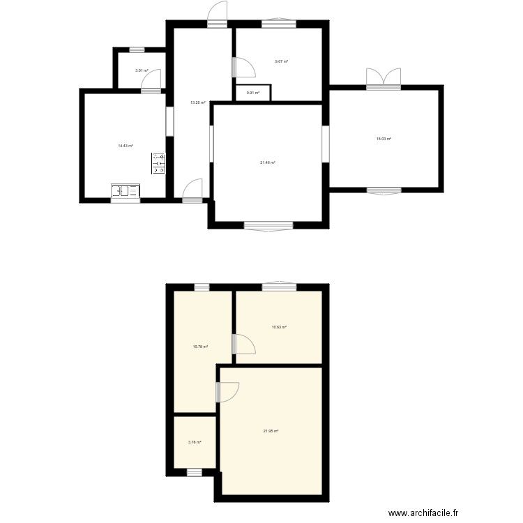 castel Bel air. Plan de 0 pièce et 0 m2