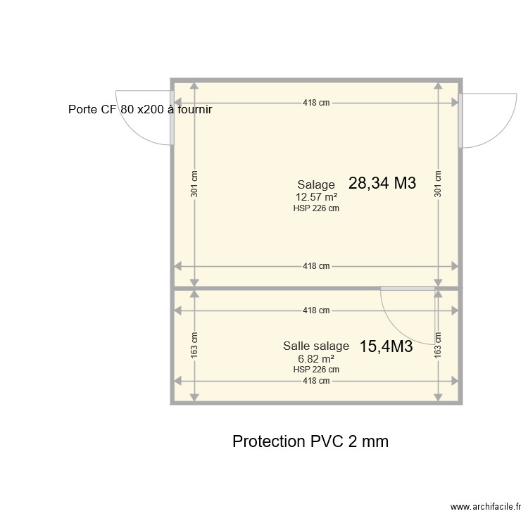 salles salage. Plan de 0 pièce et 0 m2