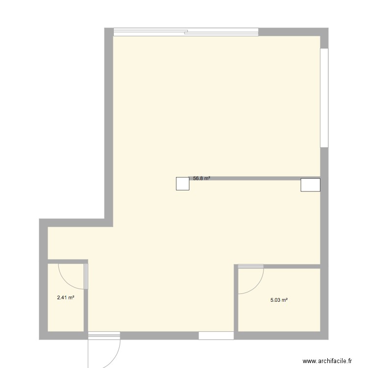 local Montlegun. Plan de 0 pièce et 0 m2