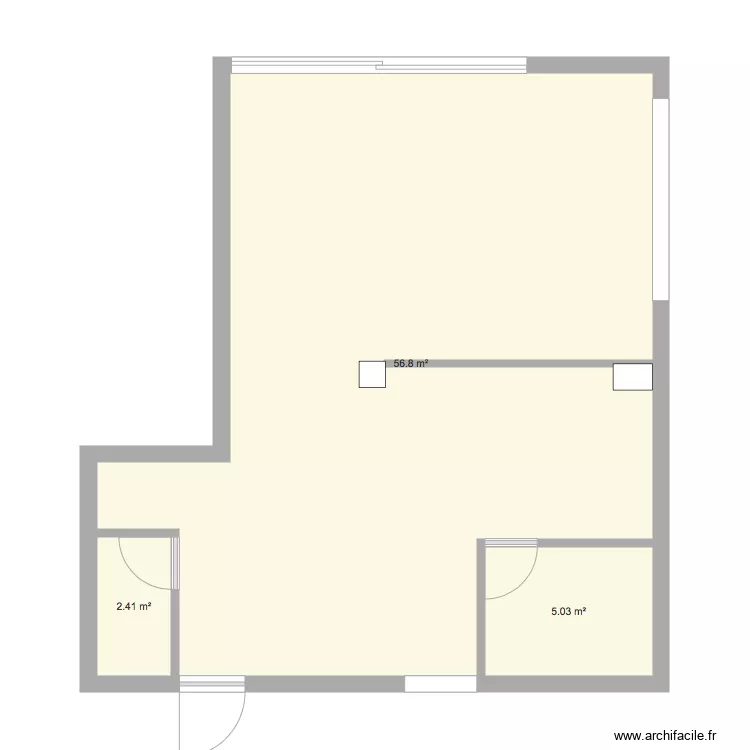 local Montlegun. Plan de 