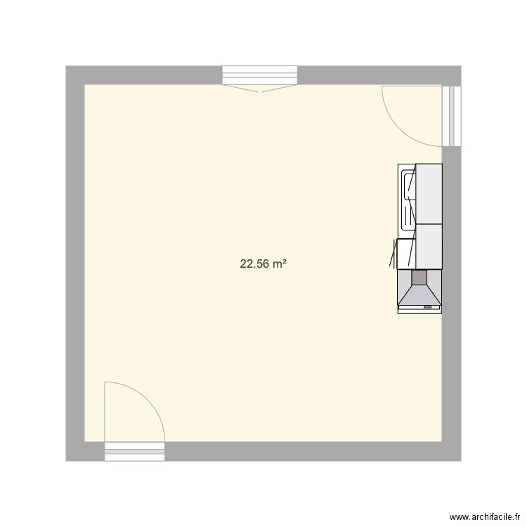 Cuisine 1. Plan de 0 pièce et 0 m2