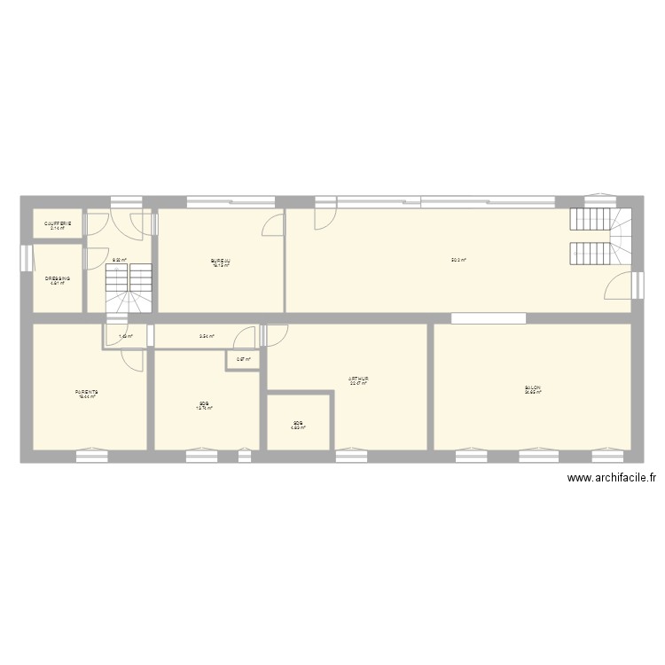 etage ferme. Plan de 0 pièce et 0 m2