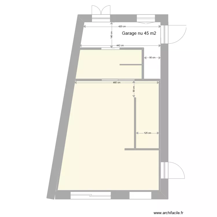 CHAMBRE . Plan de CHAMBRE . Plan de