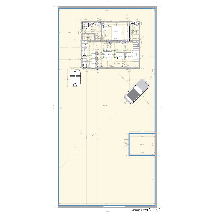 maison plage electricite. Plan de 0 pièce et 0 m2