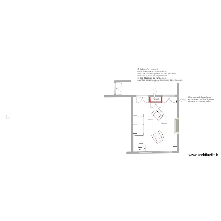 Plan Projet 32 Chomel. Plan de 0 pièce et 0 m2