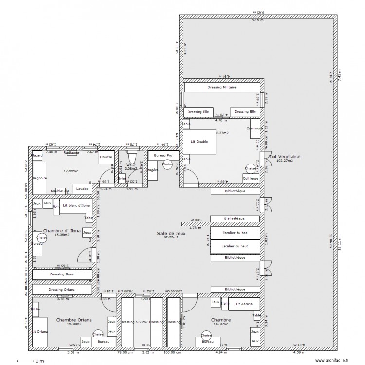 N1 Essai5. Plan de 0 pièce et 0 m2