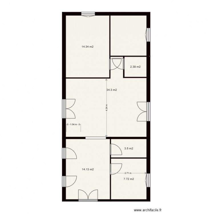 Plan. Plan de 0 pièce et 0 m2