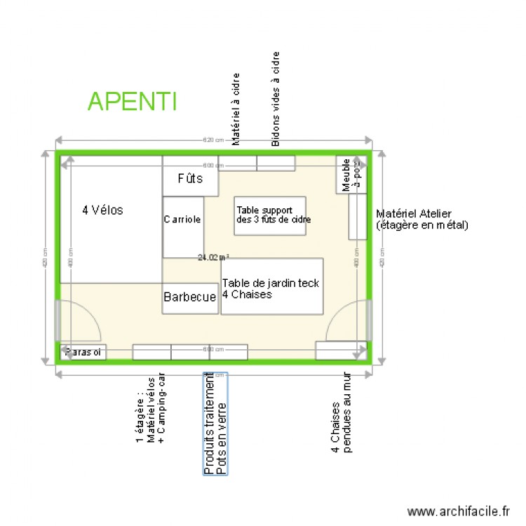 APENTI. Plan de 0 pièce et 0 m2