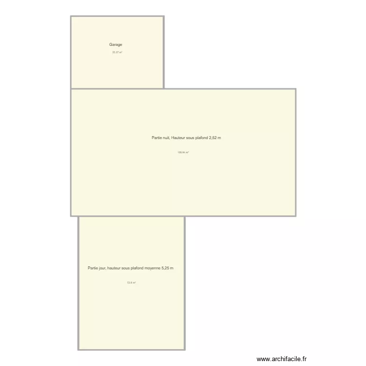 Plan maison St Paul. Plan de 