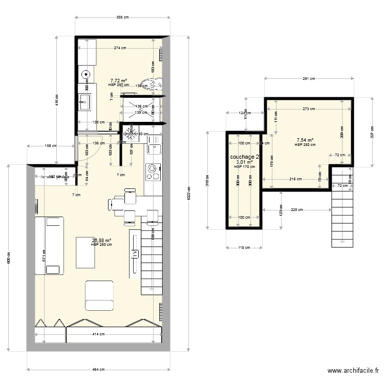 plan appt billault futur. Plan de 0 pièce et 0 m2