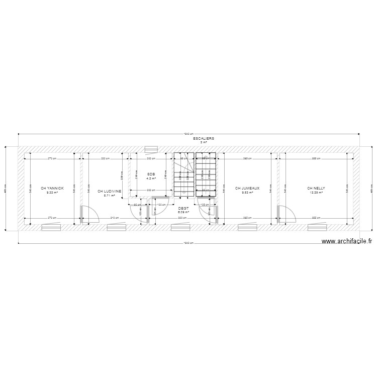 DEMANGE ETAGE. Plan de 0 pièce et 0 m2