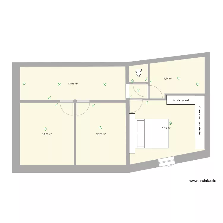 Plan &eacute;tage electricit&eacute; . Plan de 