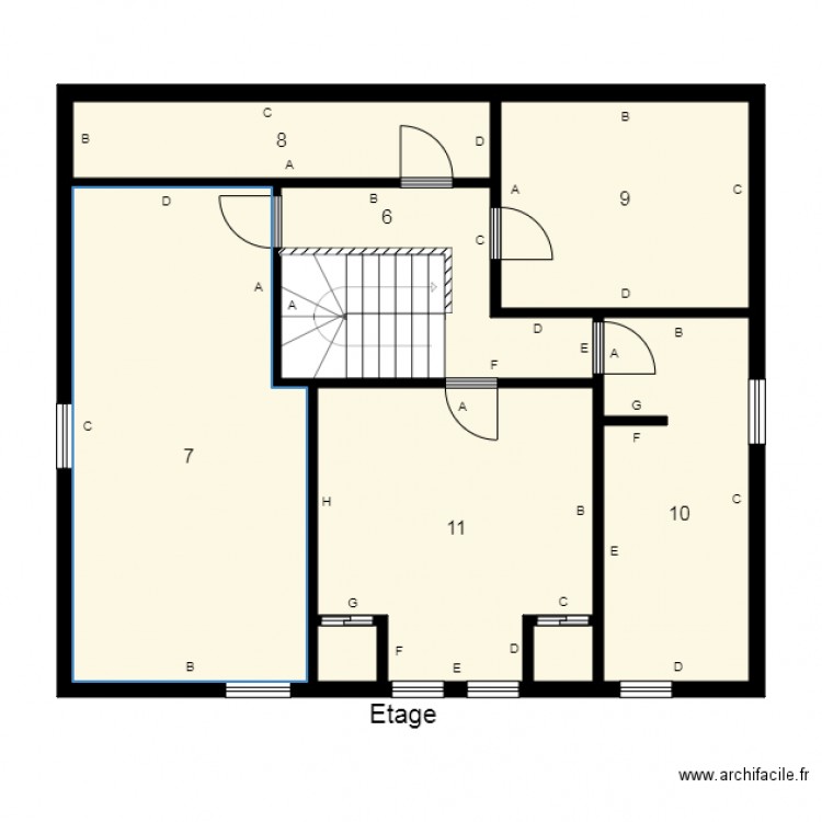 174503 MARTIN Plomb. Plan de 0 pièce et 0 m2