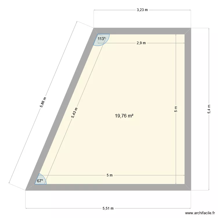 batiment rangement. Plan de 1 Pièce et 20 m² batiment rangement. Plan de 1 Pièce et 20 m²