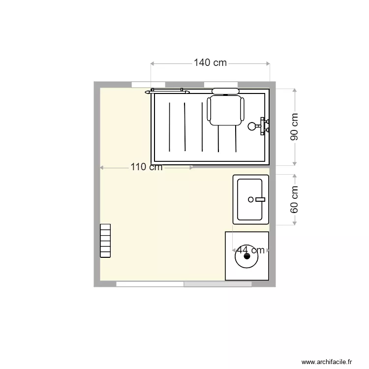 plan apr&egrave;s travaux loaec 2. Plan de 