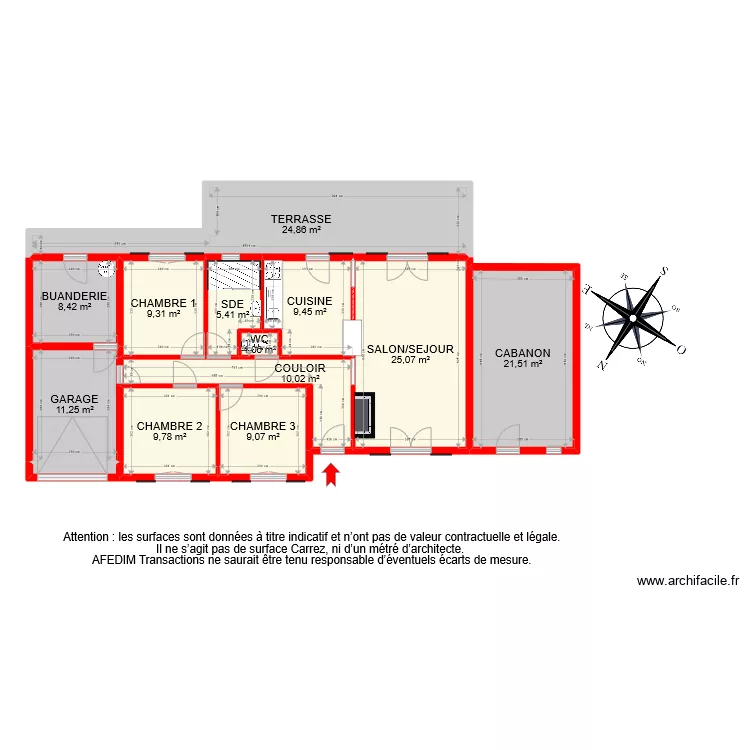 BI 9059 PASCAL. Plan de 