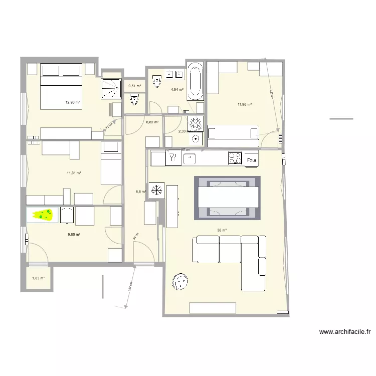 Al&eacute;sia test. Plan de 