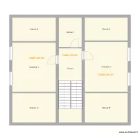 Croquis HUGENEL Etage
