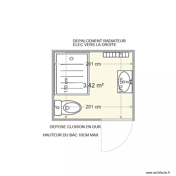 MOREAU ANNE MARIE . Plan de 