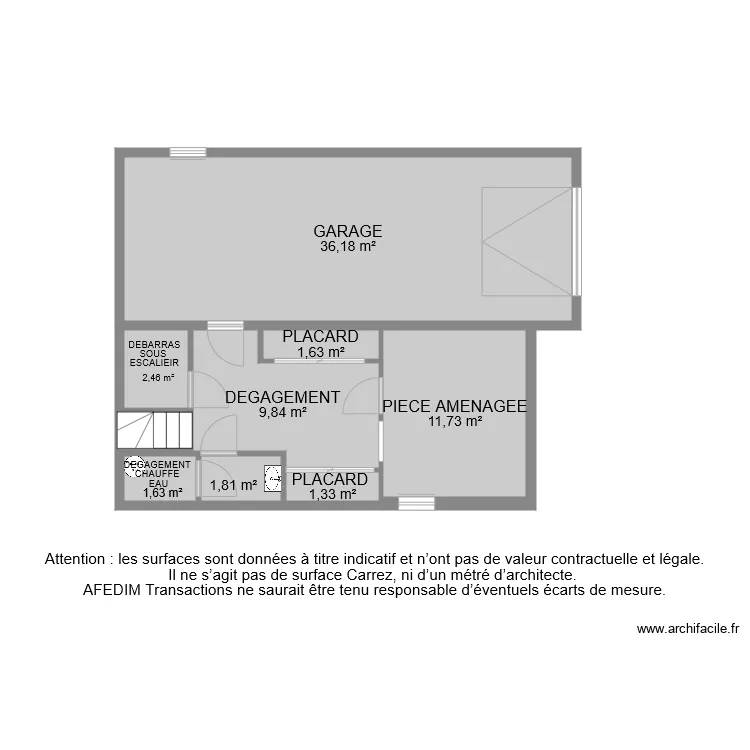 BI 7106 SOUS SOL. Plan de 