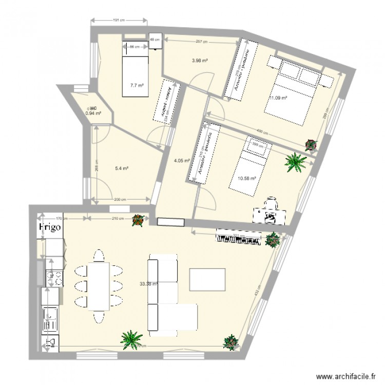 29 bouchardon  HYP 1. Plan de 0 pièce et 0 m2