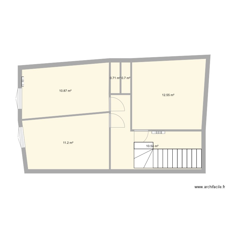 Etage. Plan de 0 pièce et 0 m2