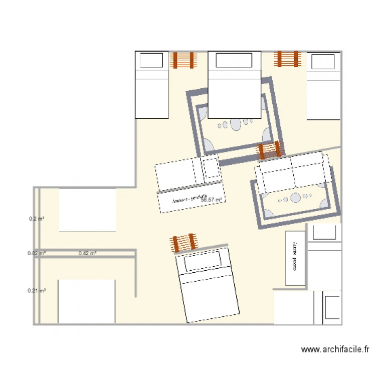 1801 maison et objet . Plan de 0 pièce et 0 m2