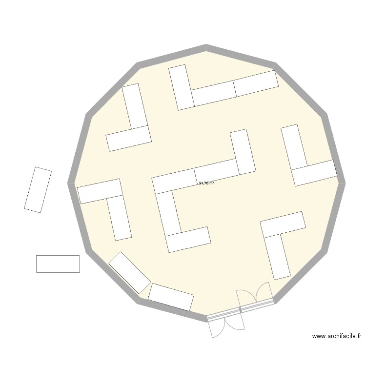 Silo. Plan de 0 pièce et 0 m2