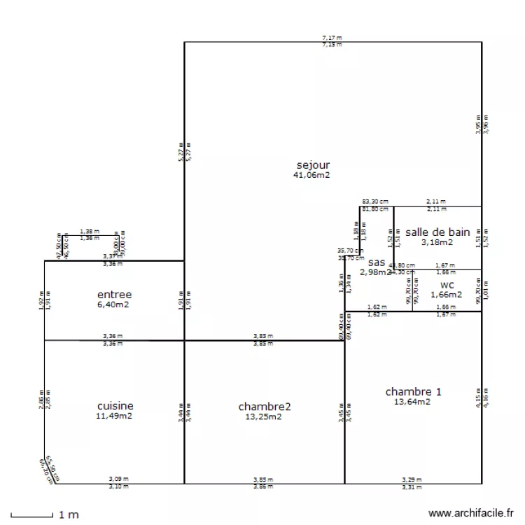 appart grenoble imprimer. Plan de 