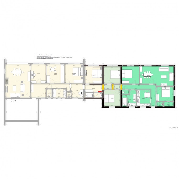 VEDRIN 4 2 ou 3 3 ou 2 4. Plan de 0 pièce et 0 m2