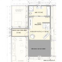 maison plan avec mezzanine