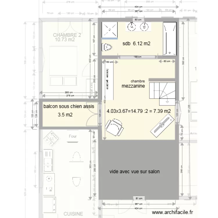 maison plan avec mezzanine. Plan de maison plan avec mezzanine. Plan de