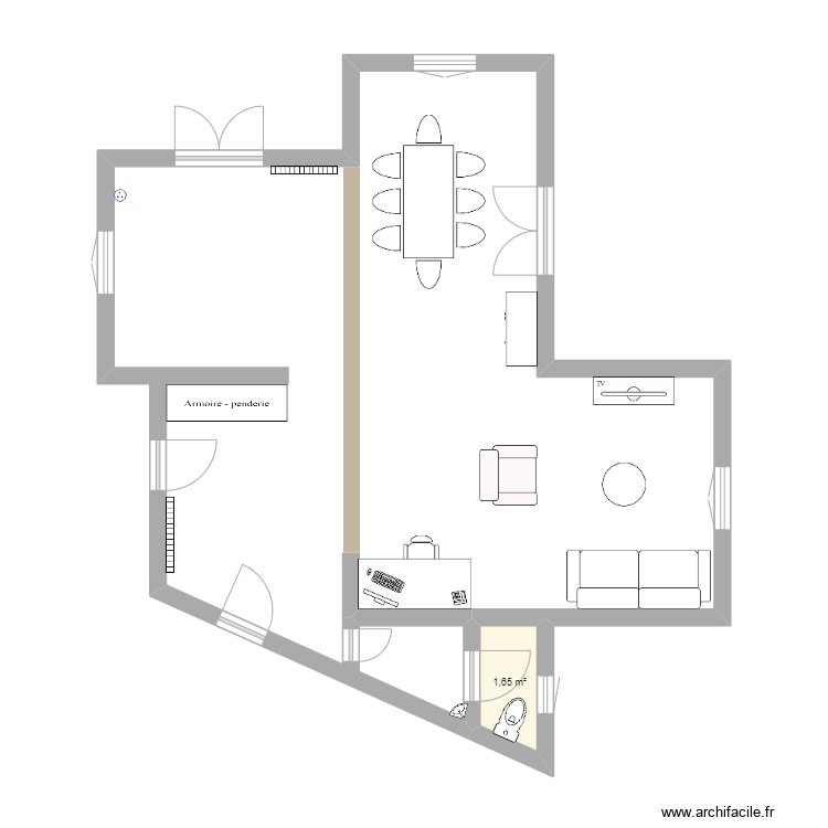 Maison. Plan de 0 pièce et 0 m2