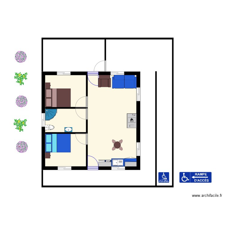 Mon chalet001. Plan de 0 pièce et 0 m2