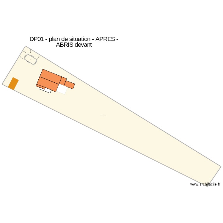 DP01 - plan de situation ABRIS APRES refus. Plan de 0 pièce et 0 m2