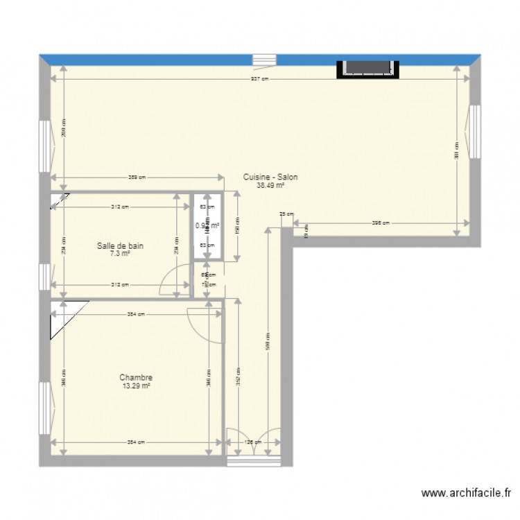 moi. Plan de 0 pièce et 0 m2