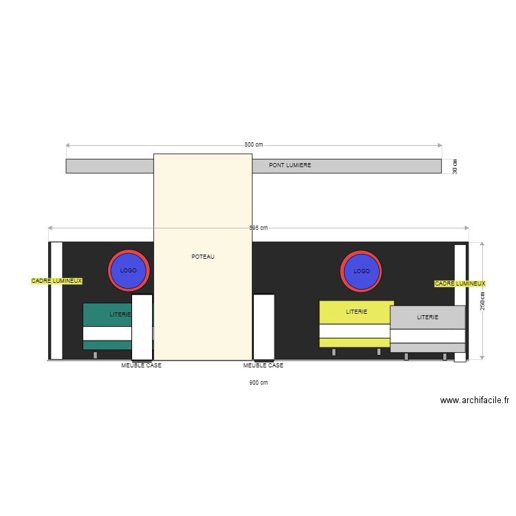 EQUIPHOTEL COUPE. Plan de 0 pièce et 0 m2