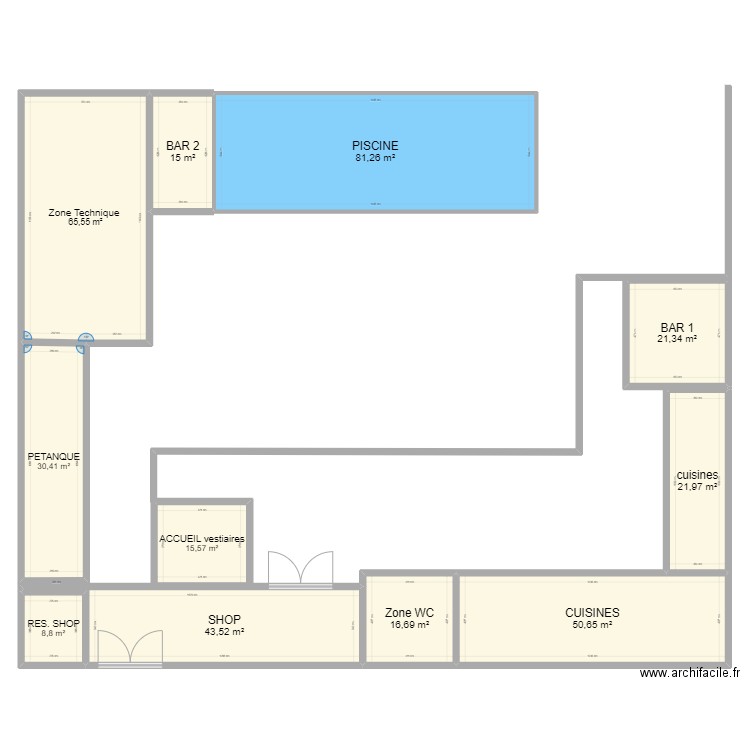 CB Nouméa. Plan de 0 pièce et 0 m2