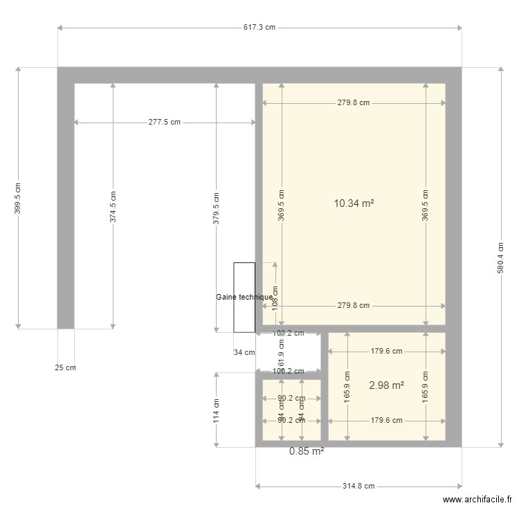 Appart. Plan de 0 pièce et 0 m2