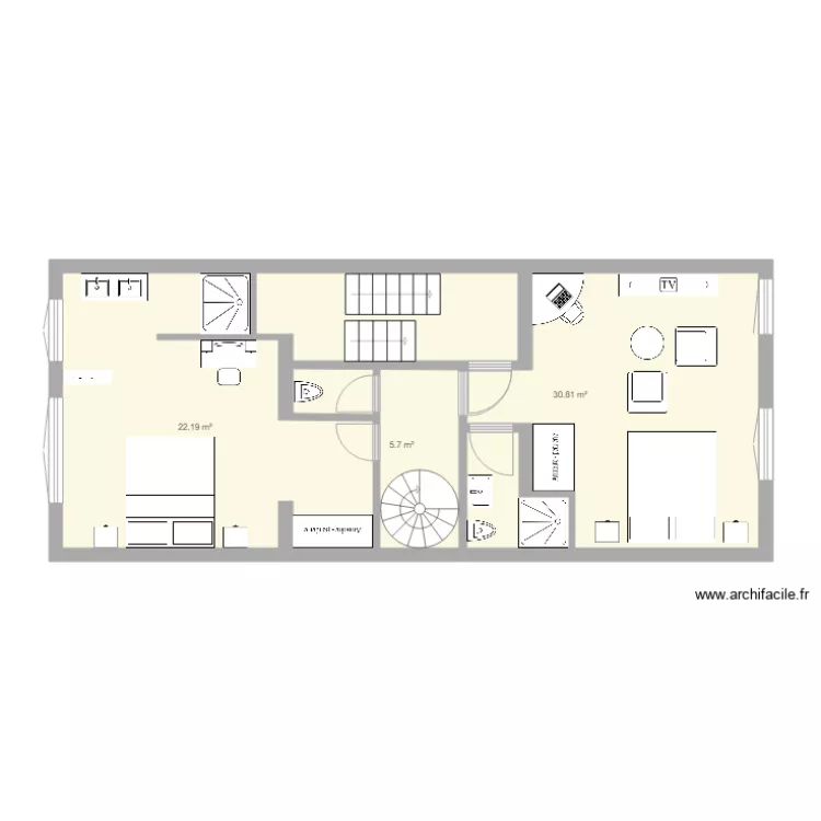 Hirondelles 1er étage. Plan de Hirondelles 1er étage. Plan de